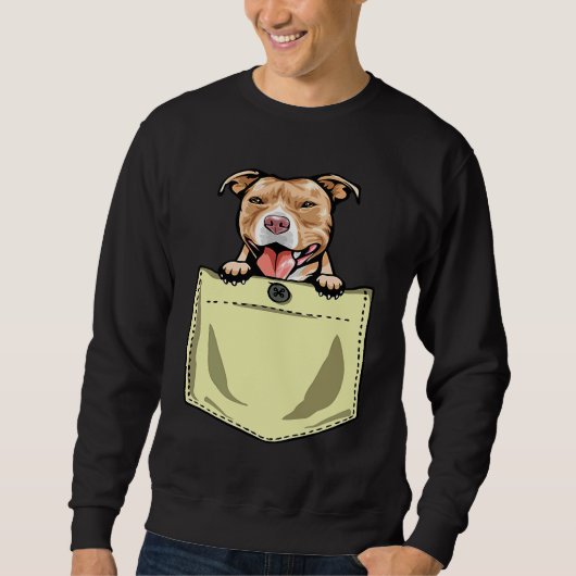 Pit Bull-hond in de zak Puppy Pitbull Trui (Voorkant)