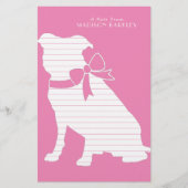 Pit Bull Hond Puppy Pitbull Briefpapier (Voorkant)