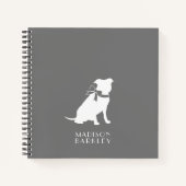 Pit Bull Hond Puppy Pitbull Notitieboek (Voorkant)