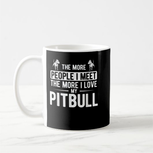Pit Bull - Ik hou van Tattoo Moederdag T- Koffiemok (Links)