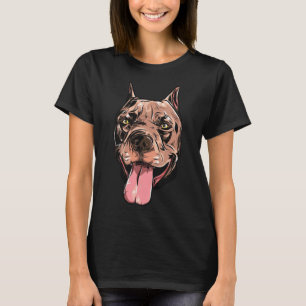 Pit Bull Illustratie T-shirt