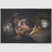 Pit Bull in pak en Pet 1 Decoupage papier (Voorkant)