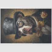 Pit Bull in pak en Pet 3 Decoupage papier (Voorkant)