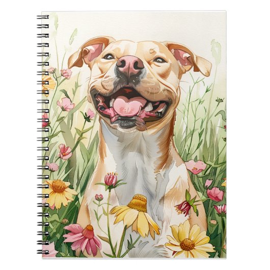 Pit Bull Journaal – Notities van een hondenuitlaat Notitieboek (Voorkant)