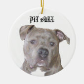 PIT BULL KERAMISCH ORNAMENT (Voorkant)