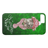 Pit Bull-kerstdraagtas met iPhone Case-Mate iPhone Case (Achterkant (Horizontaal))