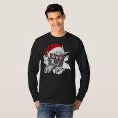 Pit Bull-kerstfeestjes T-shirt (Voorkant volledig)