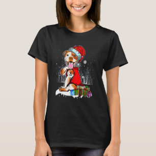 Pit Bull Kerstmis Ik hou van Tattoo Xmas Pajama T-shirt