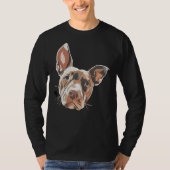 Pit Bull Lab Mix Hond T-shirt (Voorkant)