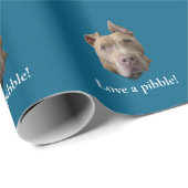 Pit Bull Liefde voor een Pibble Cadeaupapier (Rol Hoek)