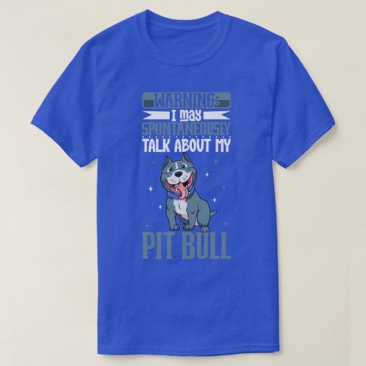 Pit Bull liefhebber T-shirt (Design voorkant)