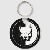 pit_bull_logo sleutelhanger (Voorkant)