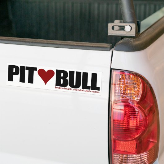 Pit Bull Love Bumpersticker (Op Truck)