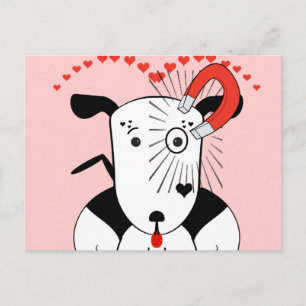 Pit Bull Lover Petey Lover Bull Terrier Liefde Briefkaart