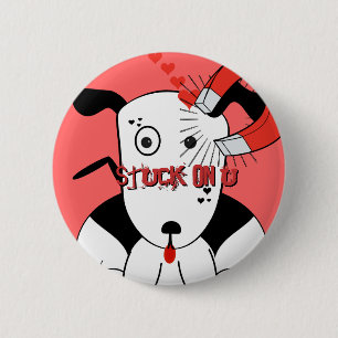 Pit Bull Lover Petey Lover Bull Terrier Liefde Ronde Button 5,7 Cm