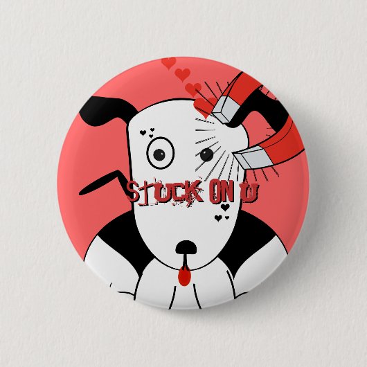 Pit Bull Lover Petey Lover Bull Terrier Liefde Ronde Button 5,7 Cm (Voorkant)