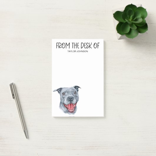 Pit Bull Lover Post-it® Notes (Kantoor)