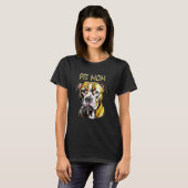 Pit Bull Mam | HONDENLIEFHEBBER T-shirt (Voorkant volledig)