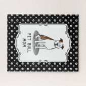 Pit Bull Mam (lt brindle white 3) Legpuzzel (Horizontaal)