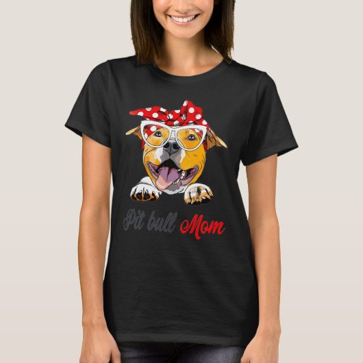 Pit Bull Mam T-shirt (Voorkant)