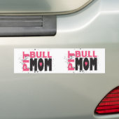 Pit Bull mama Bumpersticker (Op auto)