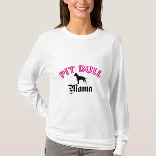 Pit Bull Mama T-shirt (Voorkant)