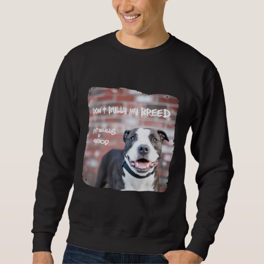 Pit Bull Mannen Sweatshirt (Voorkant)