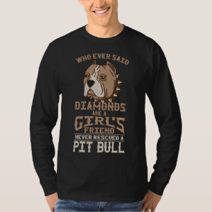 Pit Bull Meisje S Vriend Vrouw Pitbull Hondeneigen T-shirt