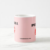 Pit Bull met Lipstick - HET ORIGINELE Koffiemok (Center)