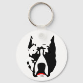 Pit Bull met Lipstick Sleutelhanger (Voorkant)