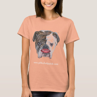PIT BULL MET LIPSTICK T-SHIRT