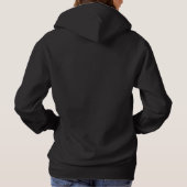 Pit Bull Moeder Af Vrouwen Hond Pitbull Fitted Sco Hoodie (Achterkant)