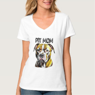 Pit Bull Moeder   Hondenliefhebber  T-shirt