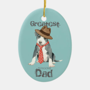 Pit Bull Ornament