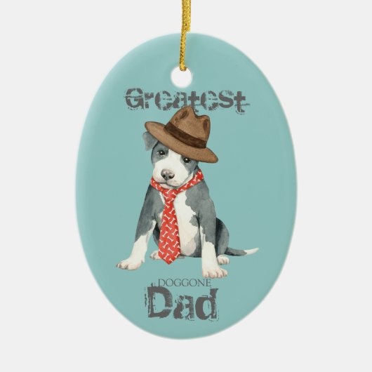 Pit Bull Ornament (Voorkant)