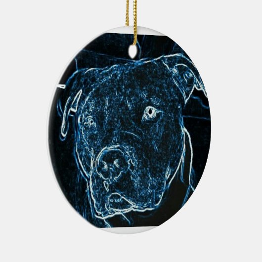 Pit bull ornament (Rechts)