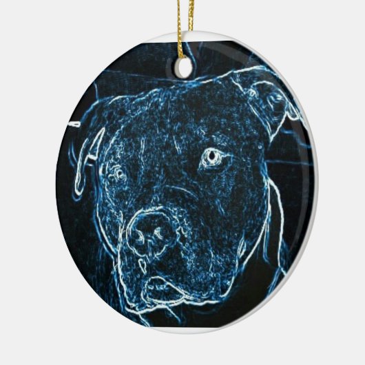 Pit bull ornament (Links)