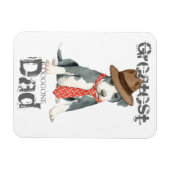 Pit Bull Pap Magneet (Horizontaal)