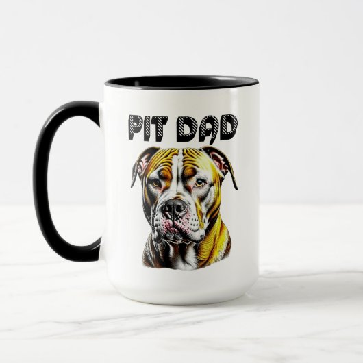 Pit Bull Papa | Hondenliefhebber  Mok (Links)