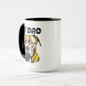 Pit Bull Papa | Hondenliefhebber  Mok (Voorkant links)