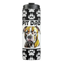 Pit Bull Papa | Hondenliefhebber Thermosbeker