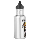Pit Bull Papa | Hondenliefhebber  Waterfles (Links)