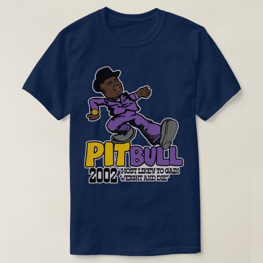 Pit Bull Playa Haters Bal Pimp Walk T-shirt (Design voorkant)