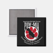 Pit Bull Pow Magnet (Voorkant / Achterkant)