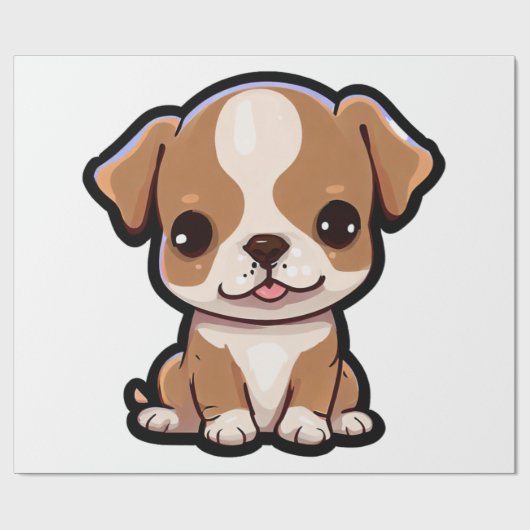 Pit Bull Pup #6 Cadeaupapier (Vlak)