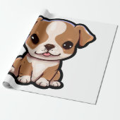 Pit Bull Pup #6 Cadeaupapier (Uitgerold)
