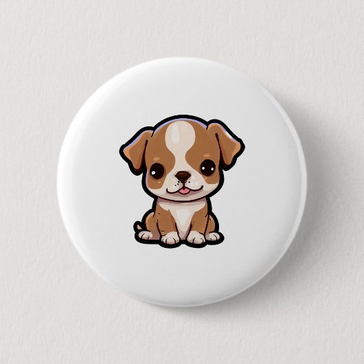 Pit Bull Pup #6 Ronde Button 5,7 Cm (Voorkant)