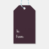 Pit Bull Puppy Dog Gold Dank u Cadeaulabel (Achterkant)