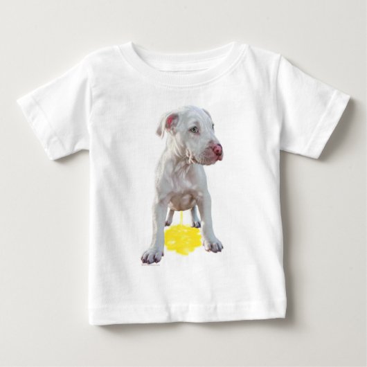 Pit Bull Puppy Piddles OOPS Shirt (Voorkant)