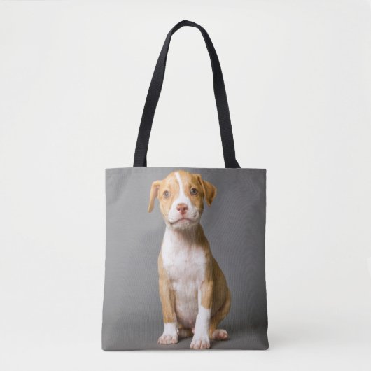 Pit-Bull Puppy Tote Bag (Voorkant)